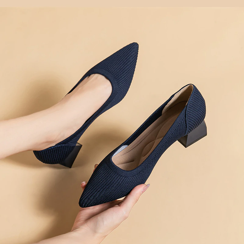 Scarpin Agnes Salto Bloco